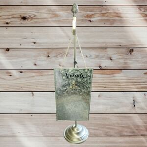 Floor/Table Stand with Hanging Sign